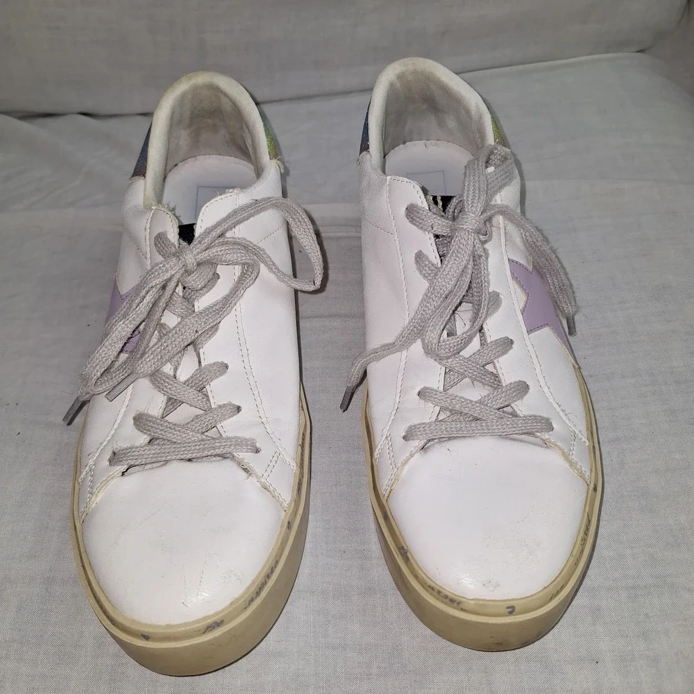 SHU SHOP Women Reba Multi Sparkle Sneakers Sz 10 Casual Streetwear‎ Athleisure